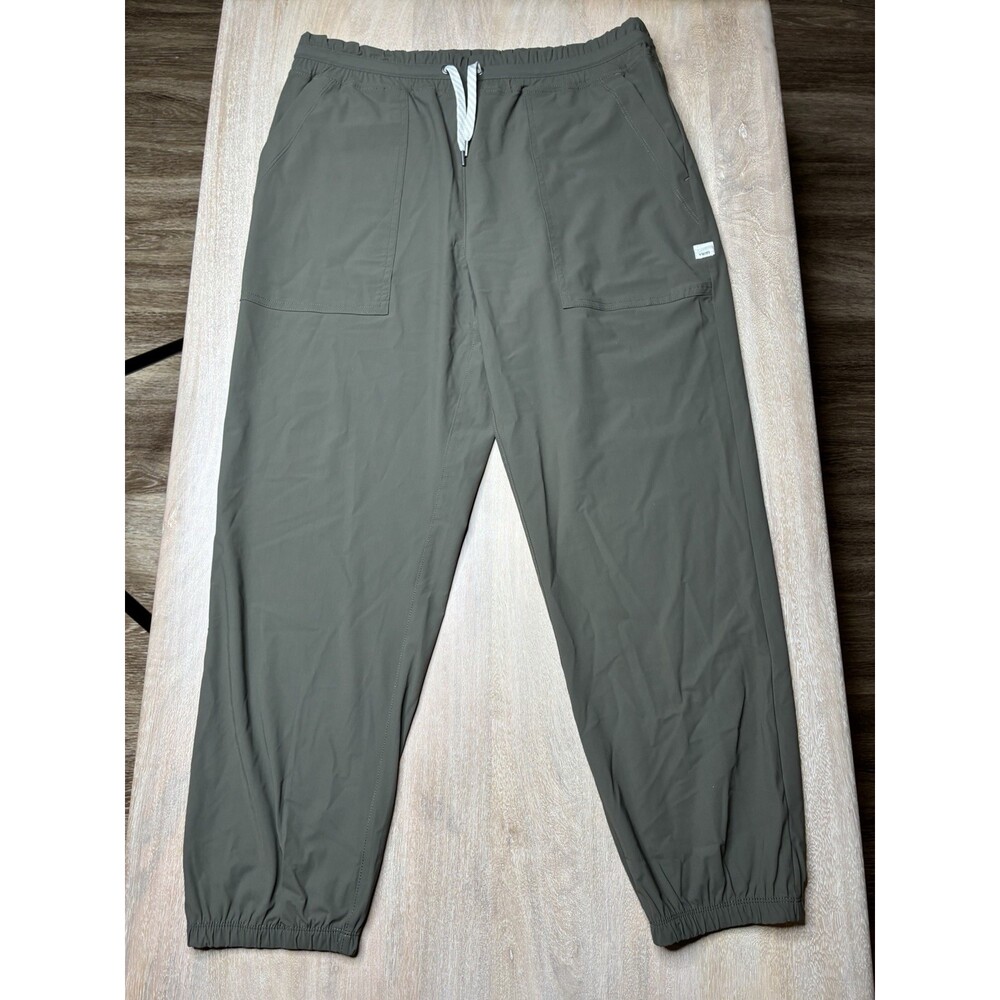 Vuori Women’s Miles Joggers Drawstring Waist Pants In Oregano Green Size Large - Picture 3 of 8